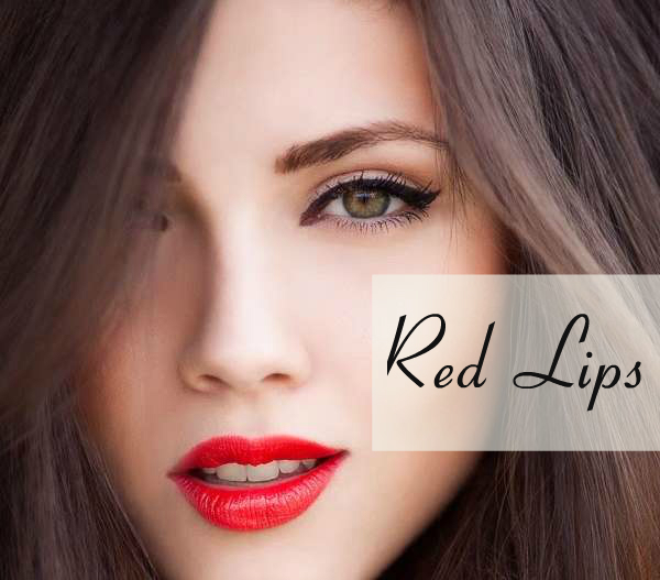 red lipstick