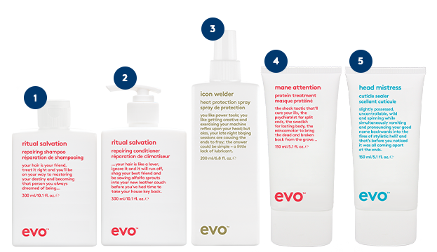 Repair Summer Hair Damage with Evo