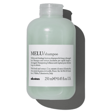 davines melu shampoo bottle with shadow