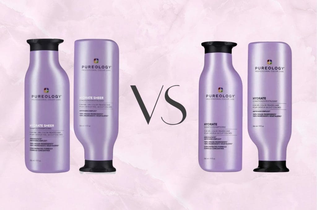 Pureology hydrate vs Hydrate Sheer