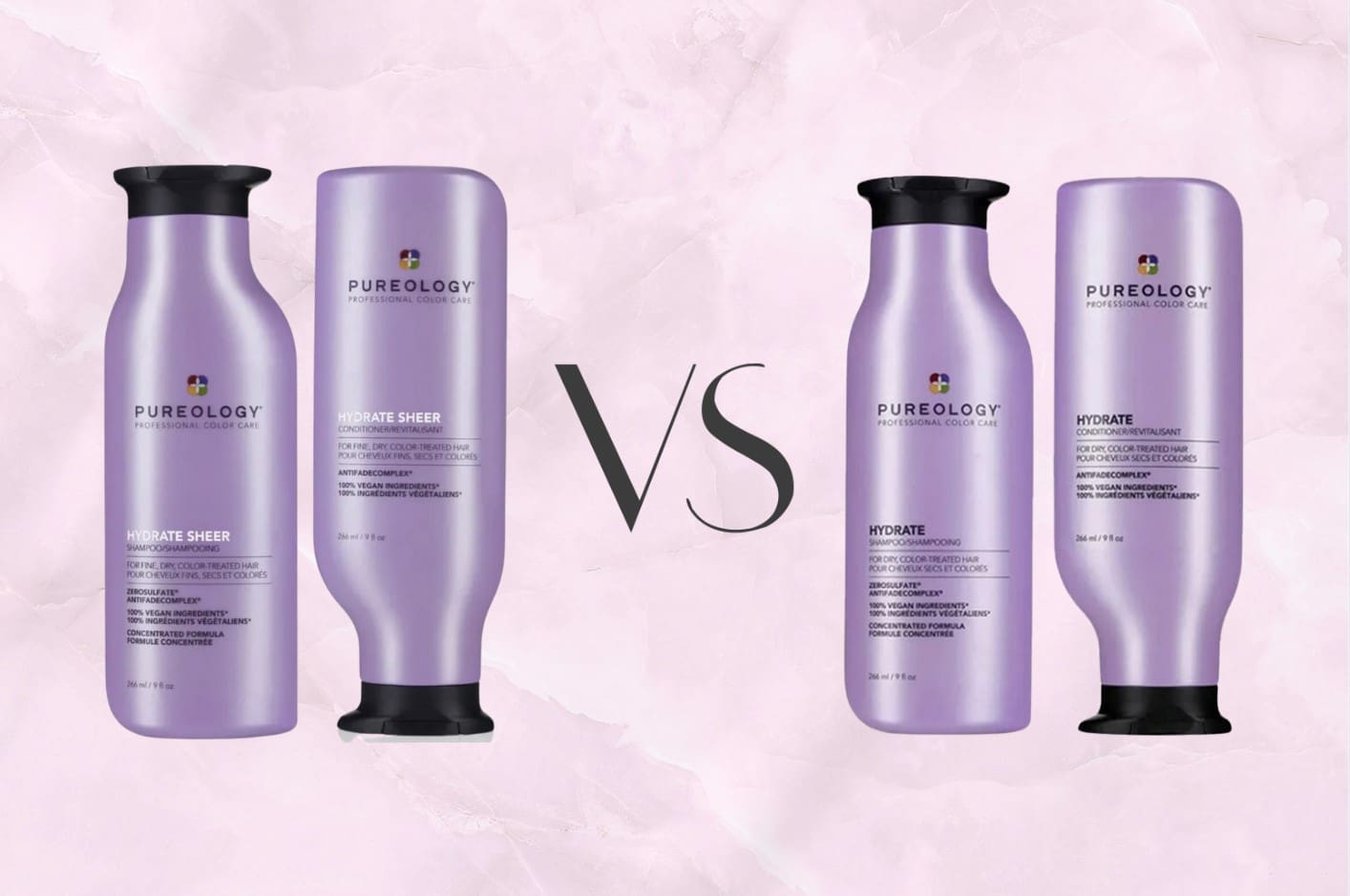 Pureology Hydrate vs Hydrate Sheer