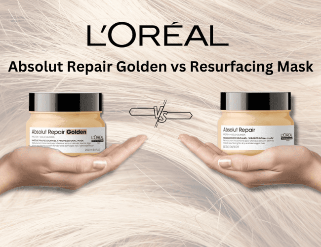 L’Oréal Absolut Repair Golden vs Resurfacing Mask