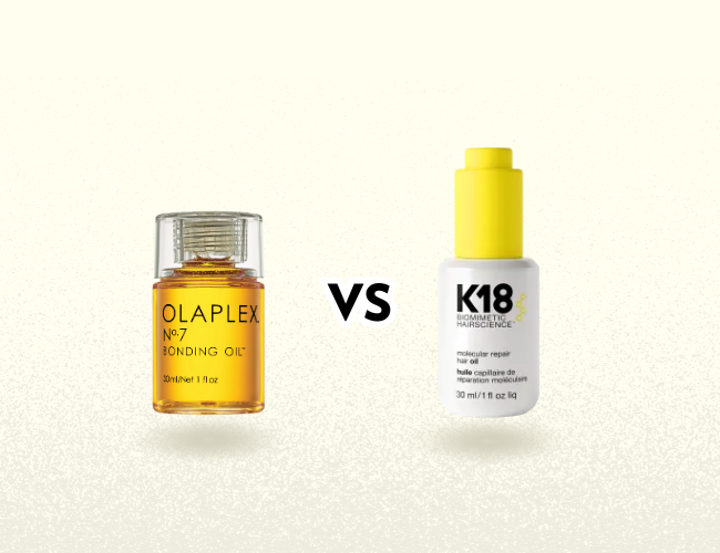 Olaplex No.7 Bonding Oil vs K18 Molecular Repair Oil