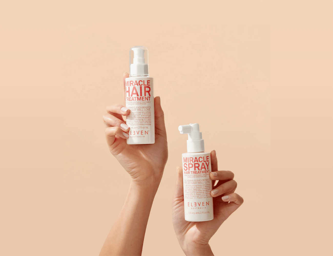 ELEVEN Miracle Hair Treatment vs. Miracle Spray Hair Treatment