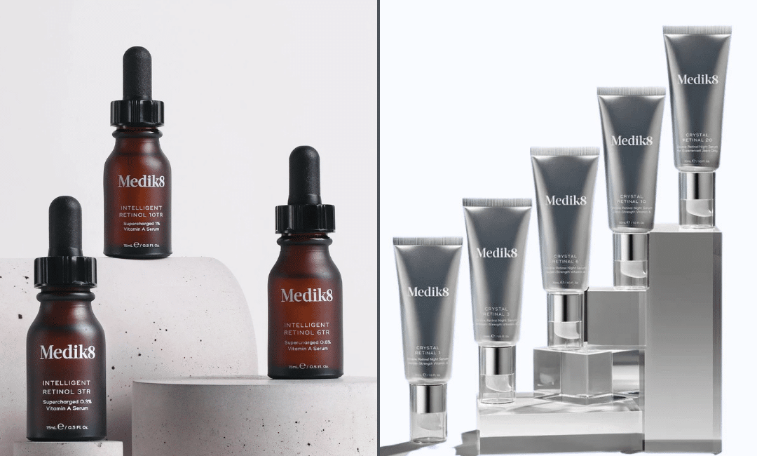 Medik8 Crystal Retinal vs Intelligent Retinol