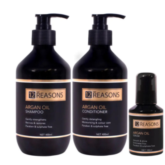 12Reasons Argan Oil Moisturise & Smooth Trio