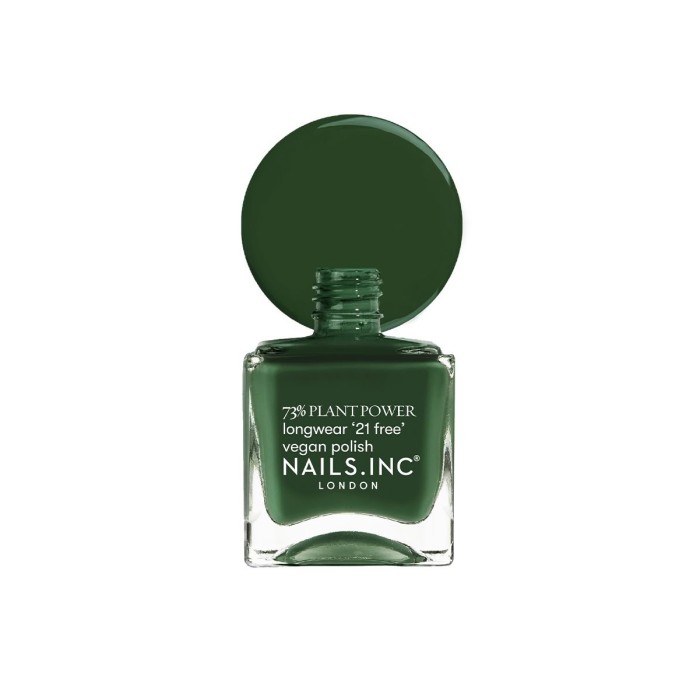 Nails inc Don't Stop Be-Leafing Plant Based Vegan Nail Polish Duo