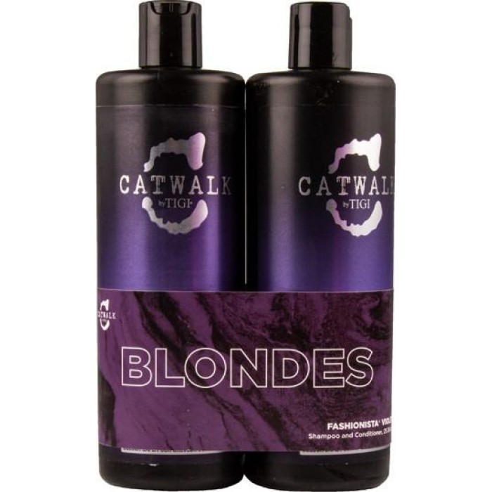 Tigi Catwalk Fashionista Violet Shampoo & Conditioner Tween 750mL Duo Pack Tigi Catwalk Fashionista Violet Shampoo & Conditioner Tween 750mL Duo Pack
