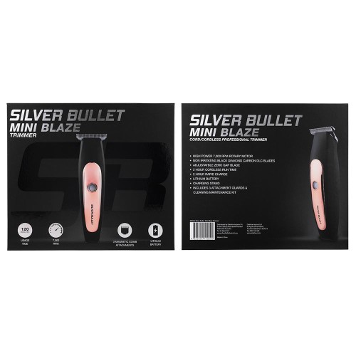 Silver Bullet Mini Blaze Hair Trimmer Cord/Cordless