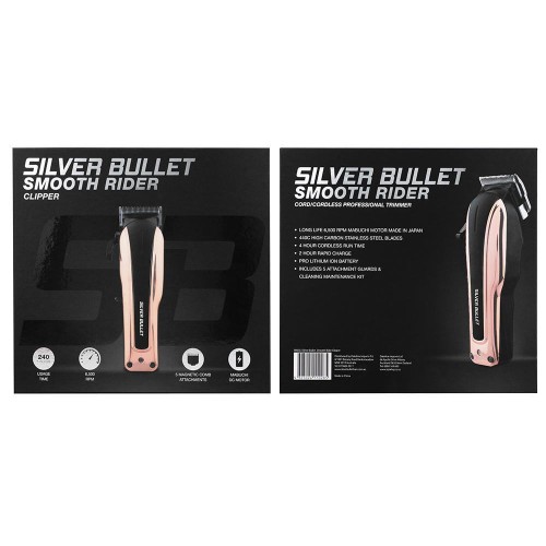 Silver Bullet Smooth Rider Hair Clipper Cord/Cordless