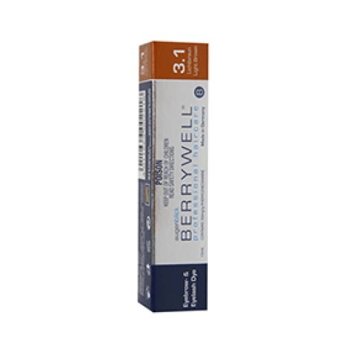 Berrywell Eyebrow & Eyelash Dye - 3.1 (Light Brown)