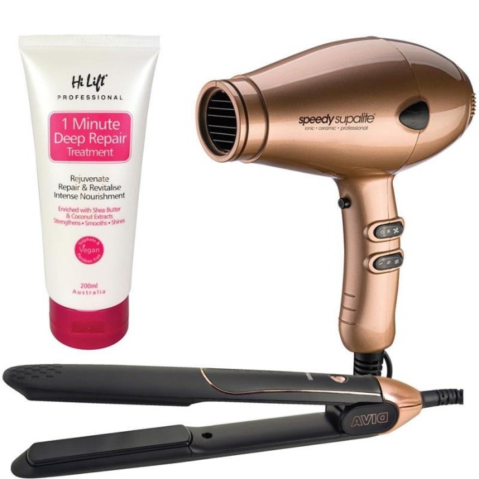 Diva Diva Glam Styler, Supalite Dryer & 1-Minute Treatment Trio
