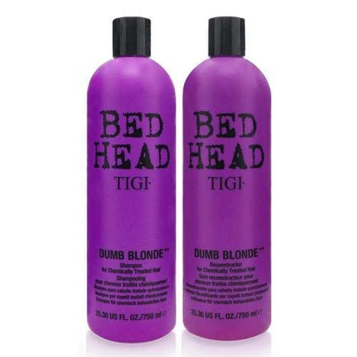 Tigi Bed Head Dumb Blonde Shampoo & Conditioner Tween 750mL Duo Pack