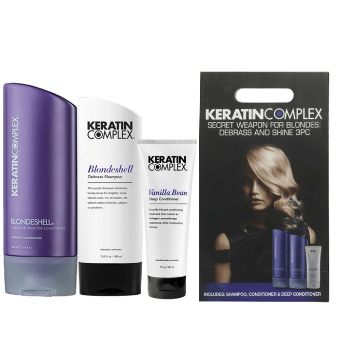 Keratin Complex Debrass And Shine Trio Pack