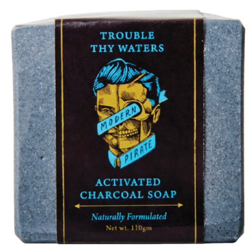 Modern Pirate Trouble Thy Waters Activated Charcoal Soap