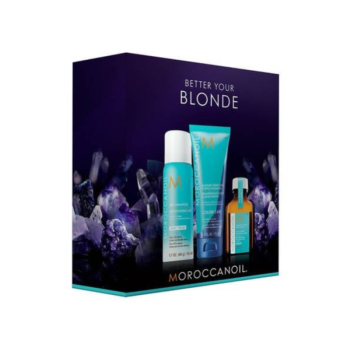 Moroccanoil Better Your Blonde Mini Trio