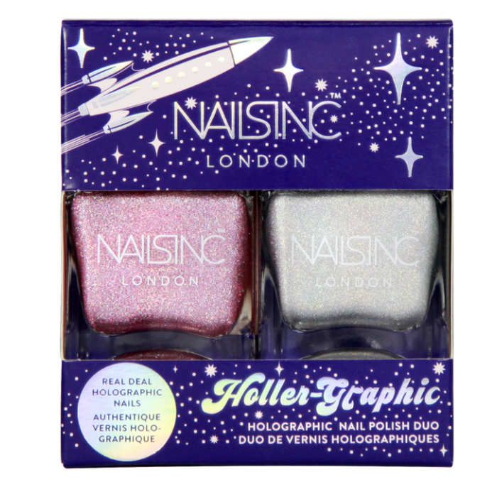 Nails inc Holler Graphic Nail Polish Duo