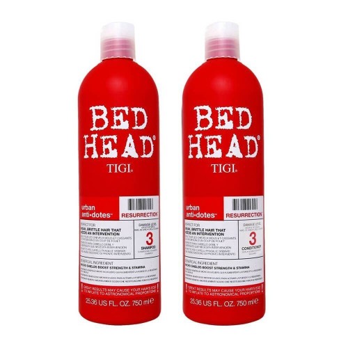 Tigi Bed Head Resurrection Shampoo and Conditioner Tween 750ml Duo Pack