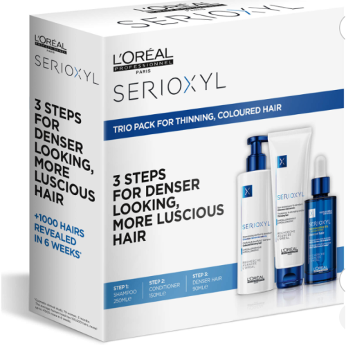L'Oreal Professional Serioxyl Thickening Starter Trio Pack - Coloured Hair