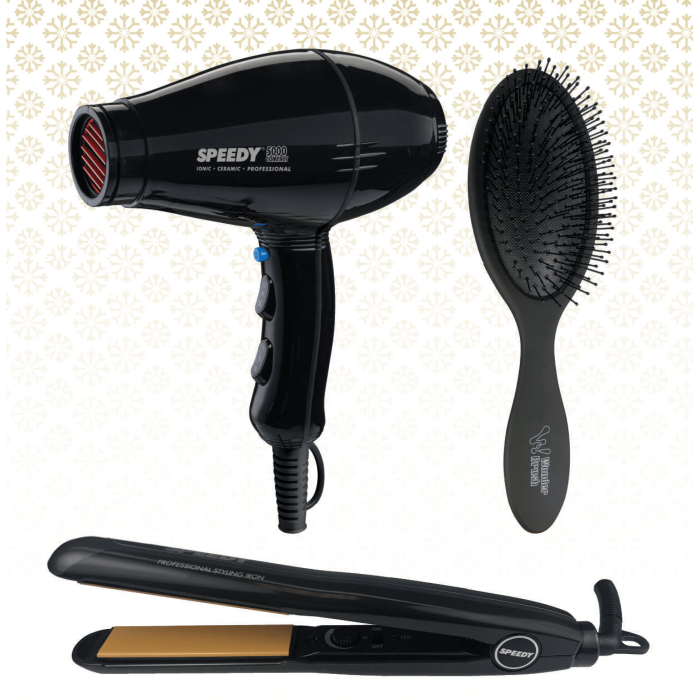 Speedy Speedy 5000 Dryer Iron & Brush Trio Pack