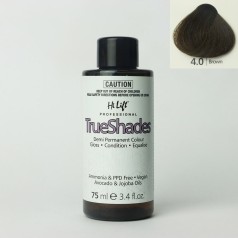True Shades Demi-Permanent Hair Colour (75ml) 4-0 Brown
