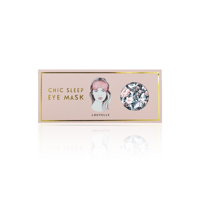 Louvelle Chloe Eye Mask in Painted Peony