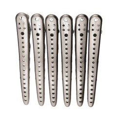Professional Super Clips - Sectioning Clips x6 Silver