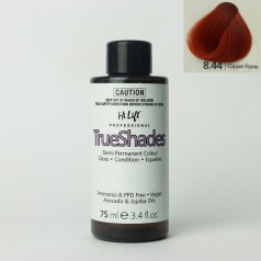 True Shades Demi-Permanent Hair Colour (75ml) 8-44 Copper Flame