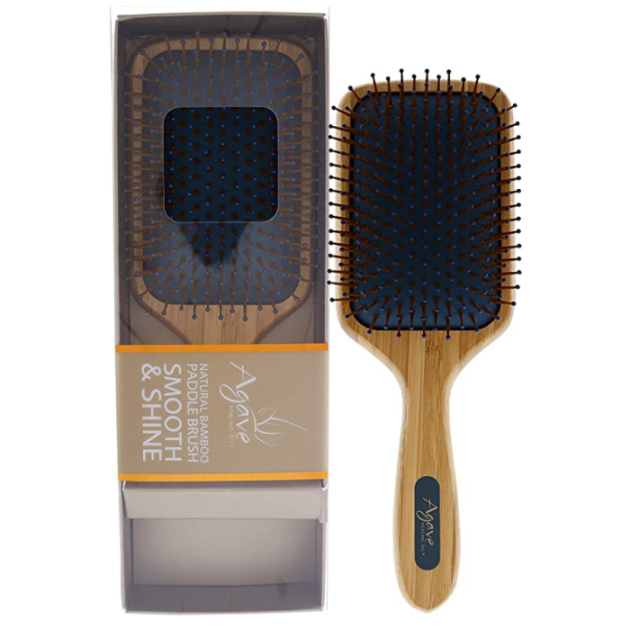 Agave Natural Bamboo Paddle Brush