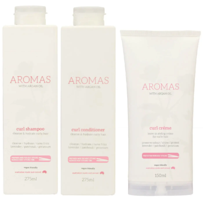 NAK Aromas Curl Trio with Curl Creme