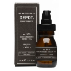 No.505 Conditioning Beard Oil (30ml) Leather & Wood