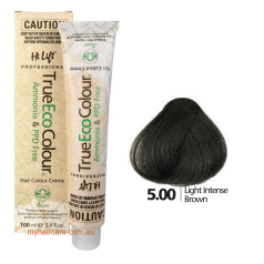 True Eco Hair Colour Creme 5-00 Light Intense Brown