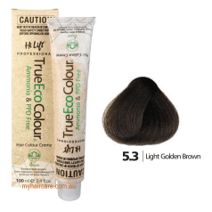 True Eco Hair Colour Creme 5-3 Light Golden Brown