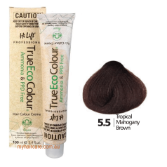 True Eco Hair Colour Creme 5-5 Tropical Mahogany Brown