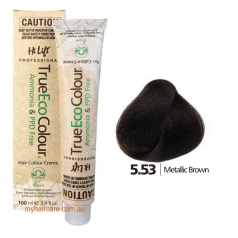 True Eco Hair Colour Creme 5-53 Metallic Brown