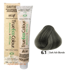 True Eco Hair Colour Creme 6-1 Dark Ash Blonde