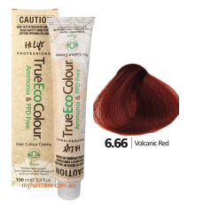 True Eco Hair Colour Creme 6-66 Volcanic Red