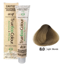 True Eco Hair Colour Creme 8-0 Light Blonde