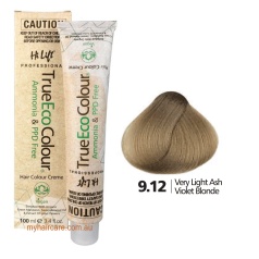 True Eco Hair Colour Creme 9-12 Very Light Ash Violet Blonde