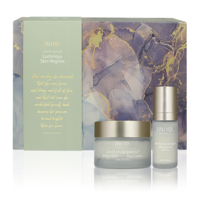 INIKA Limited Edition Luminous Skin Regime Set