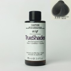 True Shades Demi-Permanent Hair Colour (75ml) 7-11 Intense Ash Blonde