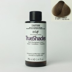 True Shades Demi-Permanent Hair Colour (75ml) 7-01 Natural Ash Blonde