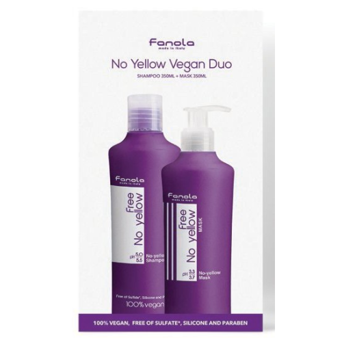 Fanola No Yellow Vegan Shampoo & Mask Duo 