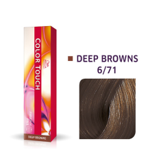 Color Touch Oxidising-Semi (Demi-Permanent) Hair Colour 60ml 6/71 Dark Blonde/Brown Ash