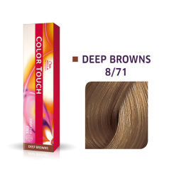 Color Touch Oxidising-Semi (Demi-Permanent) Hair Colour 60ml 8/71 Light Blonde/Brown Ash