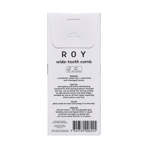 Evo Roy Wide-Tooth Detangling Comb