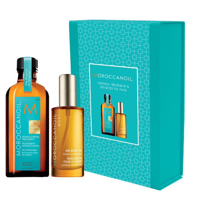 Moroccanoil Original Treatment 100ml & Dry Body Oil 50ml Duo Pack 