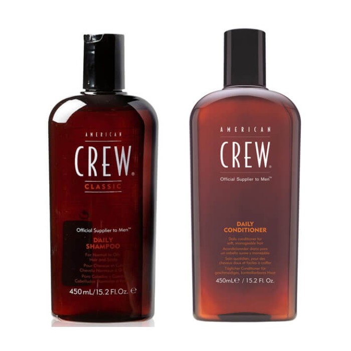 American Crew  Daily Shampoo and Conditioner 450ml Duo
