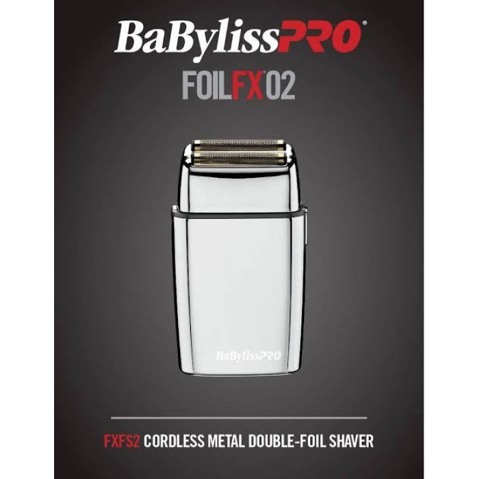Babyliss Pro FOILFX02 Cordless Metal Double Foil Shaver