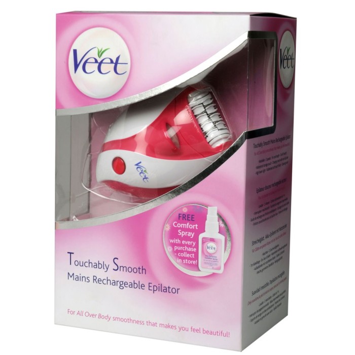 Veet Touchably Smooth Mains Rechargeable Epilator 